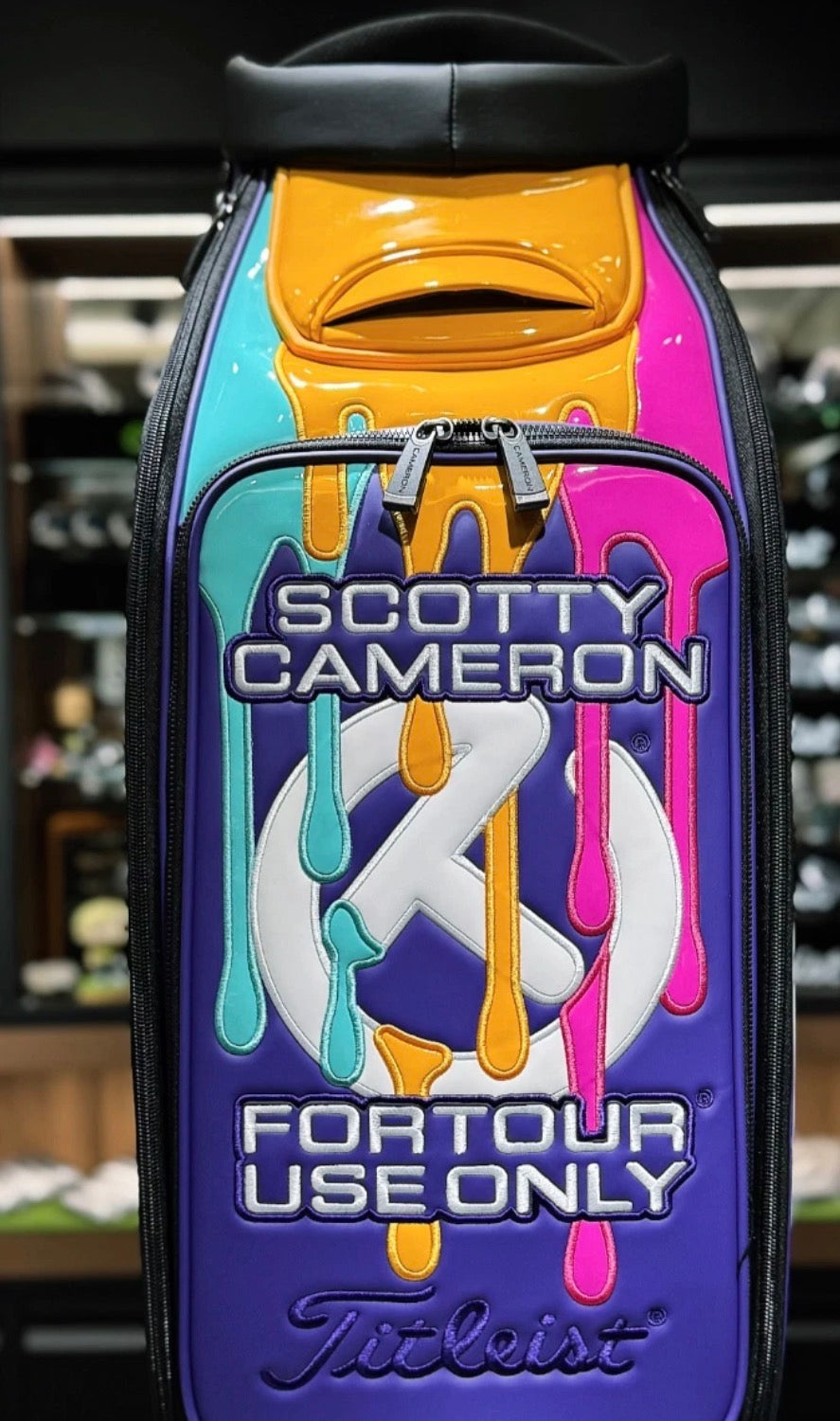 2025 Scotty Cameron Paint Drip Tour Bag - Circle T - Gallery Exclusive - Rare