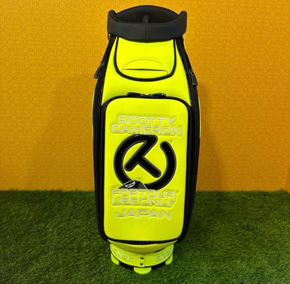 SCOTTY CAMERON CT TOUR EDDIE MAME STAFF BAG JAPAN LIME GREEN GOLF Circle T New