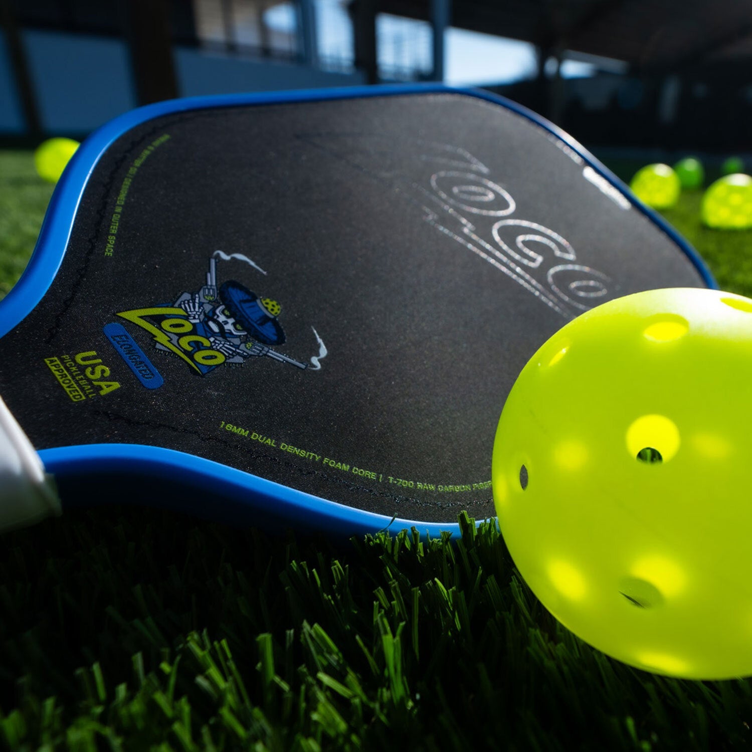 LOCO 16mm Elongated Carbon Fiber Pickleball Paddle