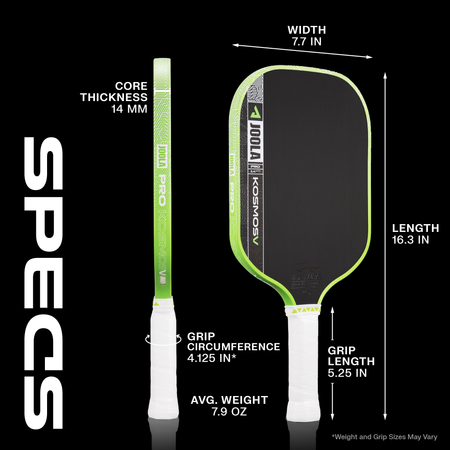 JOOLA Kosmos Pro V Carbon Fiber Pickleball Paddle
