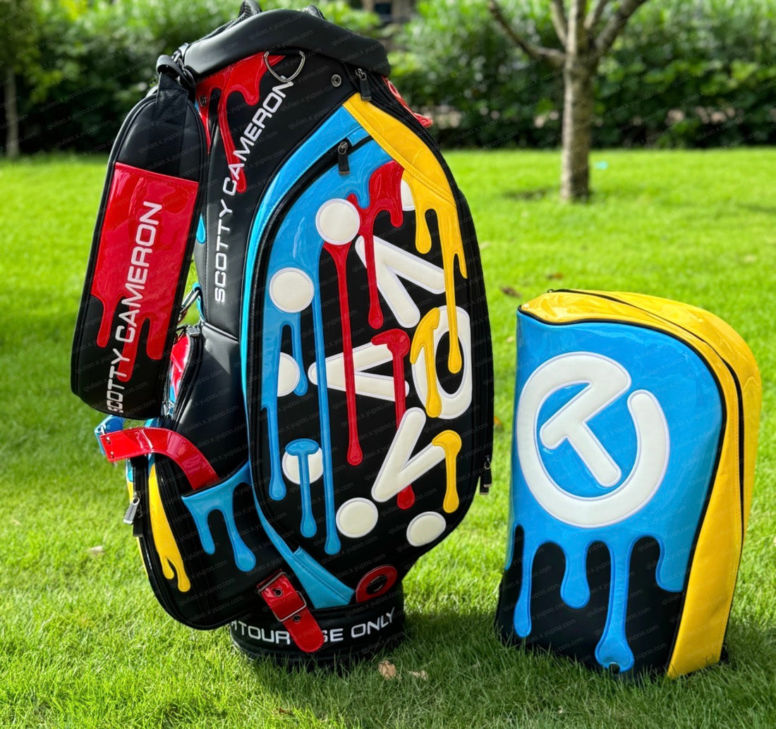 Scotty Cameron 2025 HAWAIIAN OPEN Tour Staff Bag Hula Sony Hawaii Paint Drip NEW