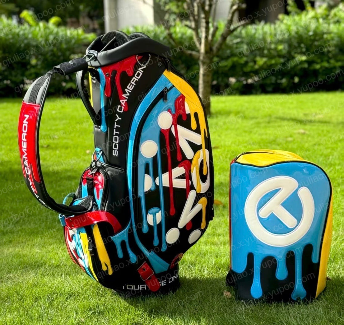 Scotty Cameron 2025 HAWAIIAN OPEN Tour Staff Bag Hula Sony Hawaii Paint Drip NEW