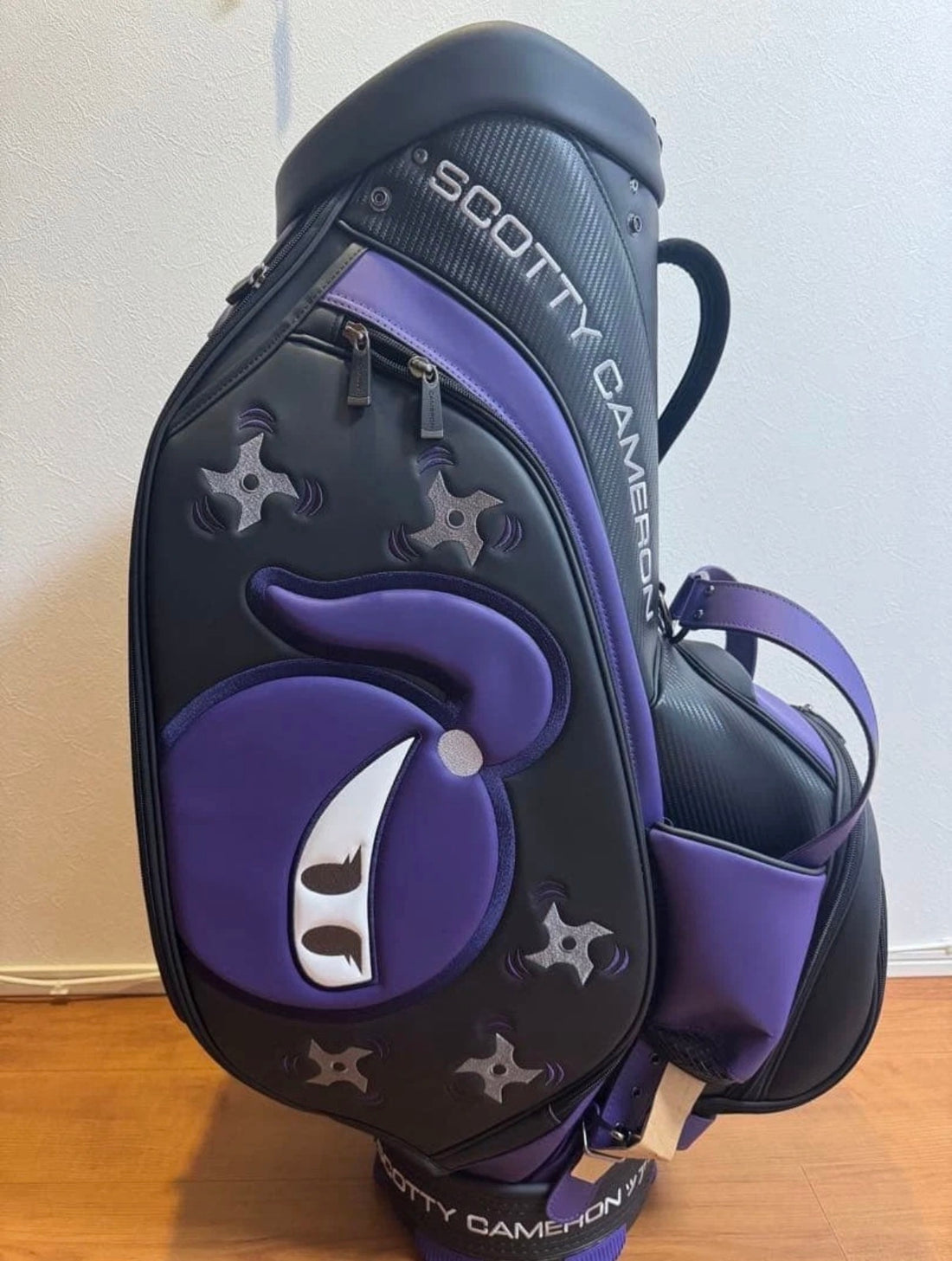 Scotty Cameron 2024 Tour Bag Warrior Family Purple Black Ninja 1 of 200 New Rare