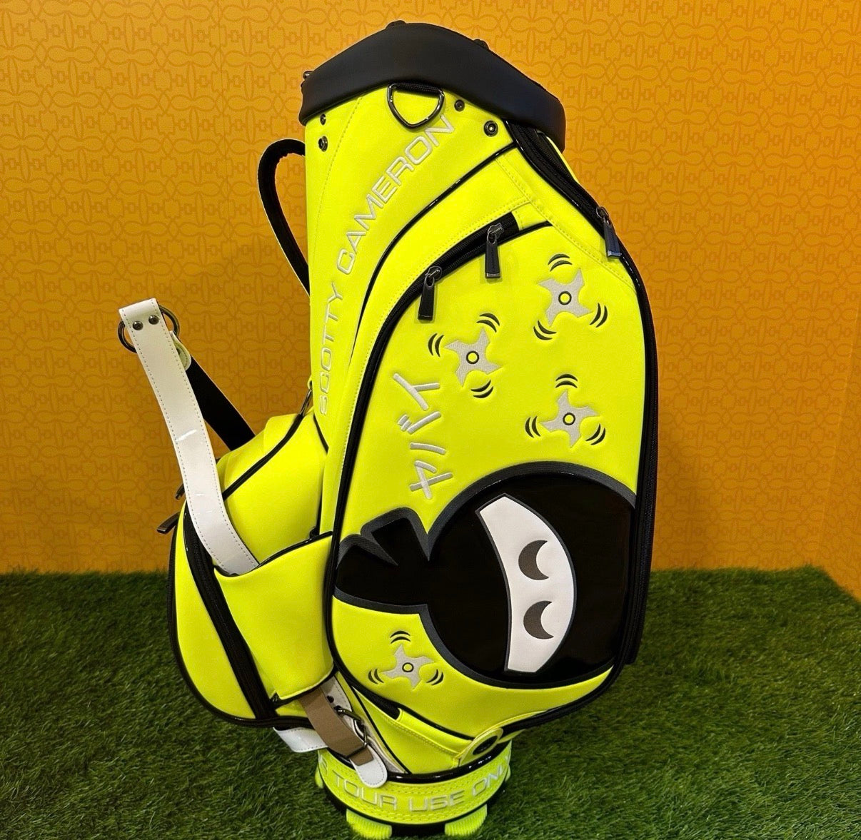 SCOTTY CAMERON CT TOUR EDDIE MAME STAFF BAG JAPAN LIME GREEN GOLF Circle T New