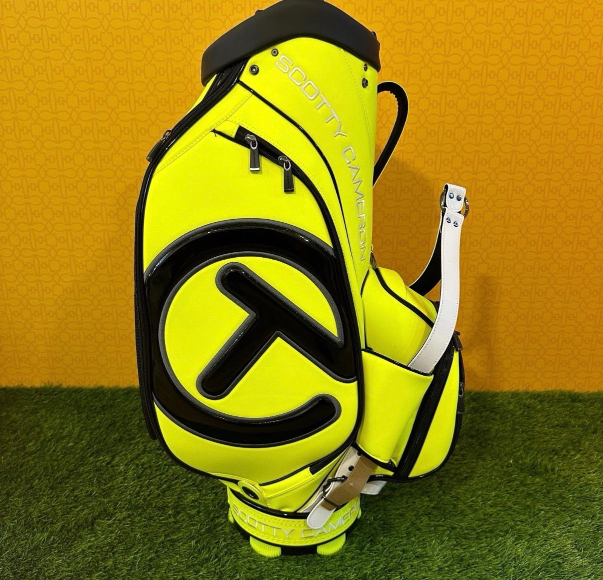 SCOTTY CAMERON CT TOUR EDDIE MAME STAFF BAG JAPAN LIME GREEN GOLF Circle T New