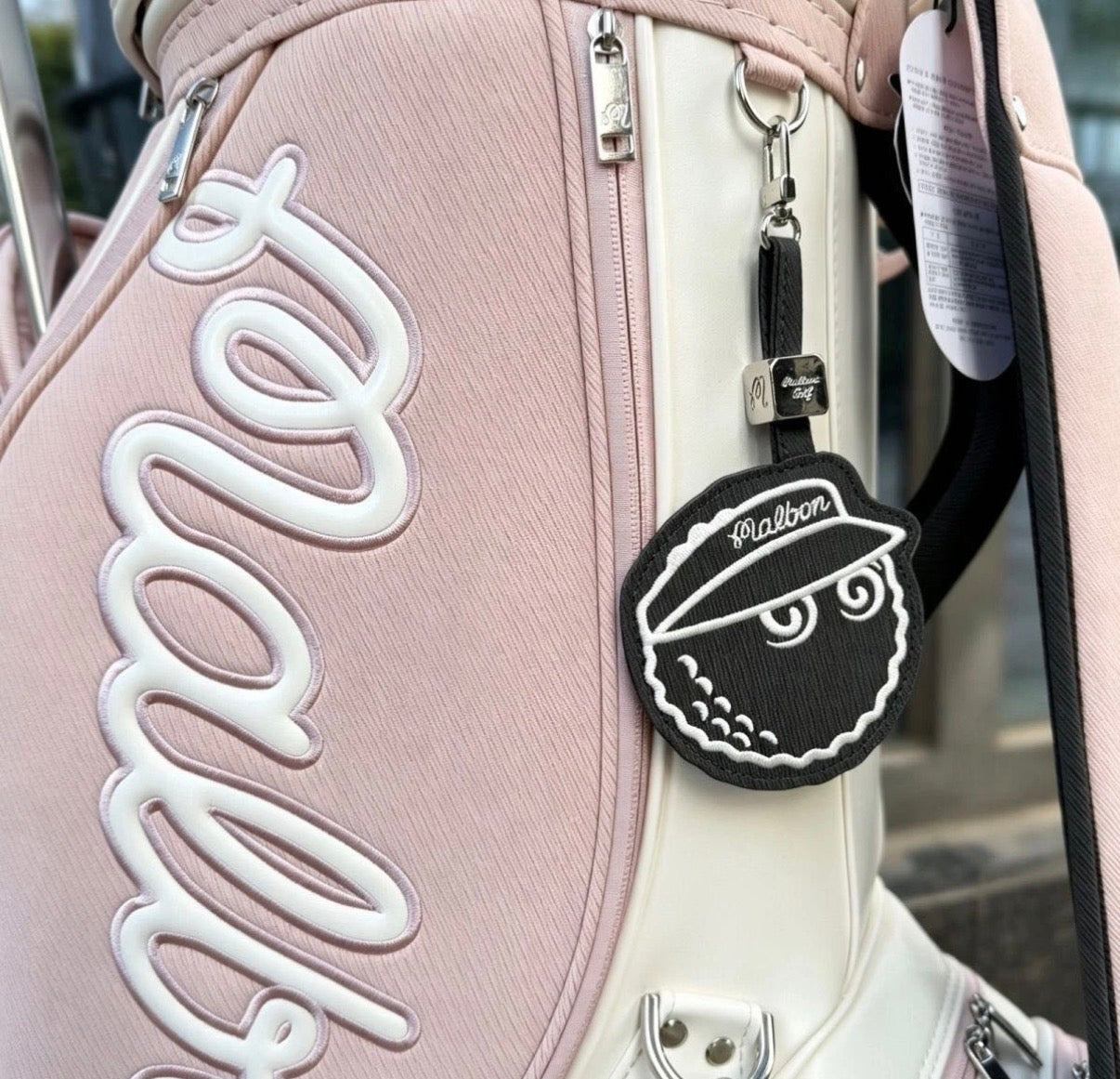 Malbon Golf / Caddy Bag / Stand Caster Type / PU Leather / 5way / Brown / 2cover