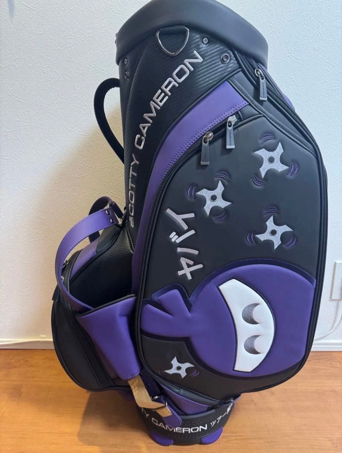 Scotty Cameron 2024 Tour Bag Warrior Family Purple Black Ninja 1 of 200 New Rare