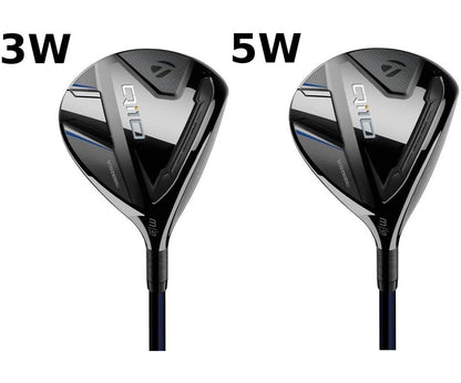 TaylorMade Qi10 Fairway Wood 3w 5w Set Diamana Blue TM50 Flex Regular Carbon RH or LH