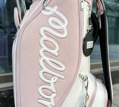 Malbon Golf / Caddy Bag / Stand Caster Type / PU Leather / 5way / Brown / 2cover