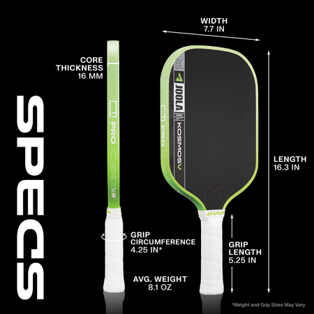 JOOLA Kosmos Pro V Carbon Fiber Pickleball Paddle